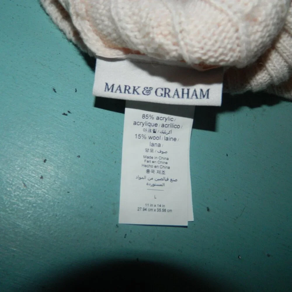 Mark & Graham Cable Knit Dog Sweater 